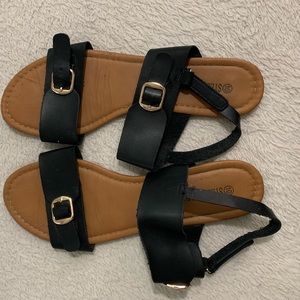 Black Sandals - women’s sz 10